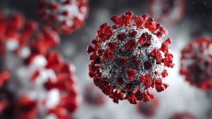coronavirus cell in a natural environment - Powered by Adobe