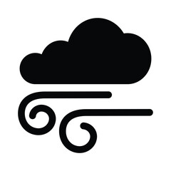 Windy icon design template