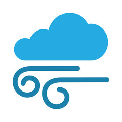 Windy icon design template