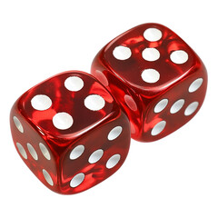 Some 6 Sided Role Playing Game Dice On Pastel Background