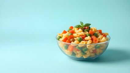 Fresh healthy vegetable salad dish in a white bowl for a vegetarian diet meal