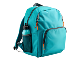 School backpack isolated. Illustration AI Generative.