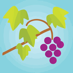 Sparkling grapes served chilled with high quality detailed illustration creative visual content suitable for Adobe Stock, commercial use, artistic projects and digital design inspiration