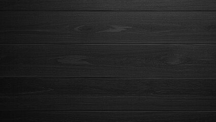 Naklejka premium A classic black wooden background with a smooth, dark finish, featuring subtle grain textures that evoke a sense of timeless elegance, with a neutral and minimalist aesthetic, 