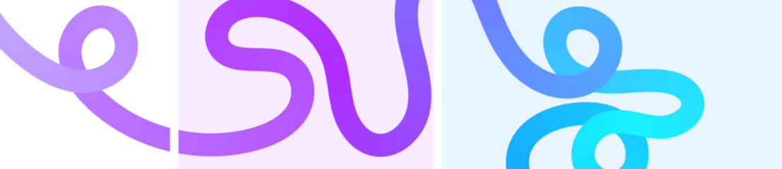 wavy lines background : Vibrant abstract design with wavy purple, blue, and blue lines on a modern background. Modern, dynamic, and creative illustration perfect for graphic projects, textures, art