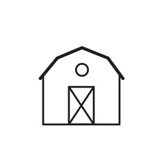 Obraz premium Barn icon simple vector isolated symbol vector illustration for web and app..eps