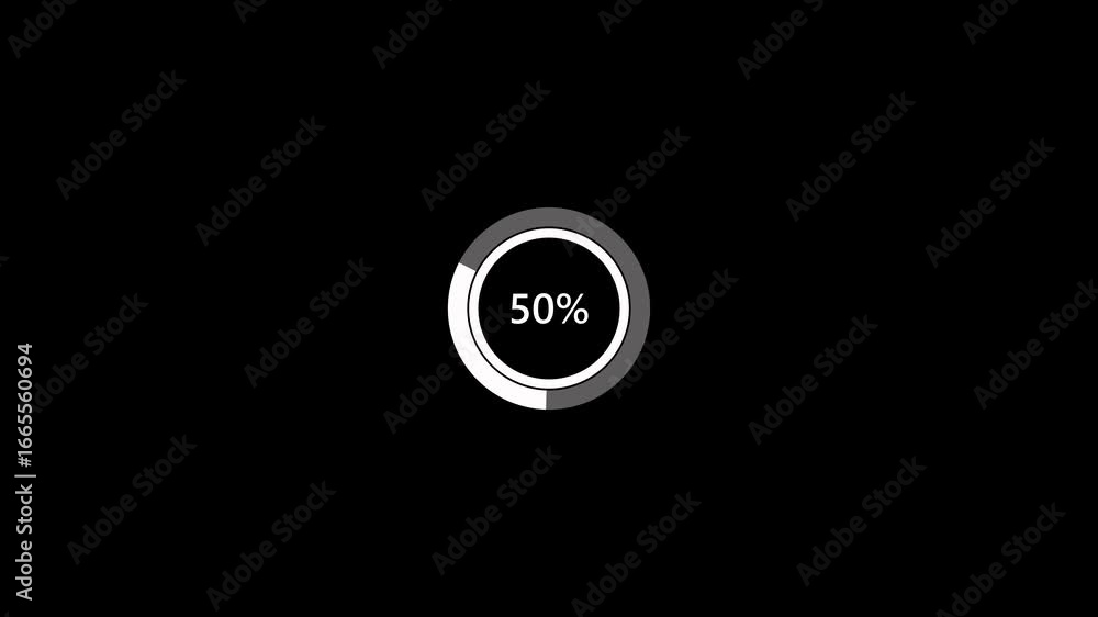 Poster animated of circle loading icon .wheel loading concept icon. gradient circular loading animation on 