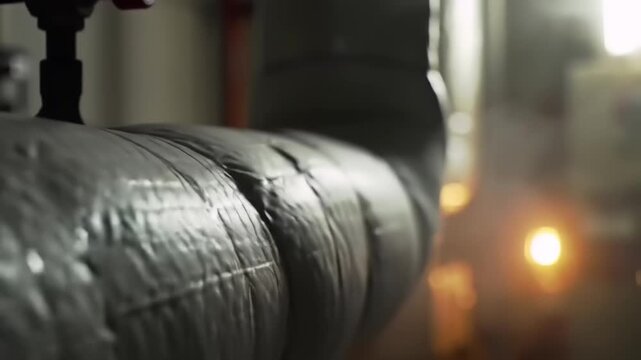 Industrial pipe insulation