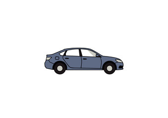 Fototapeta premium icon of passenger car