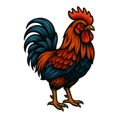 ニワトリのヴィンテージ素材