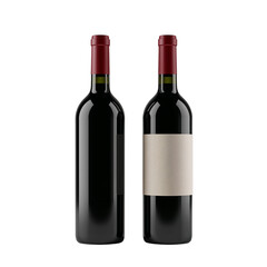 Elegant twin red wine bottles showcasing refinement and celebratory indulgence in a refined