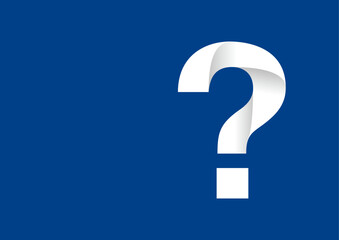 素材感の雰囲気があるクエスチョンマーク