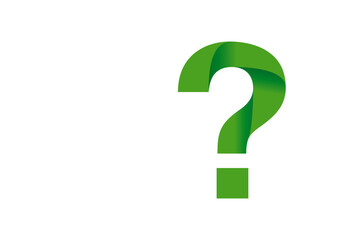 素材感の雰囲気があるクエスチョンマーク