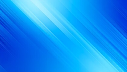 A vibrant blue background showcases diagonal lines, blending into light hues, creating a dynamic and modern design.