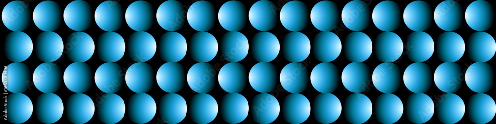 Poster blue gradient circle ball circle background vector for futuristic technology, digital data, and flui