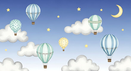 hot air balloons