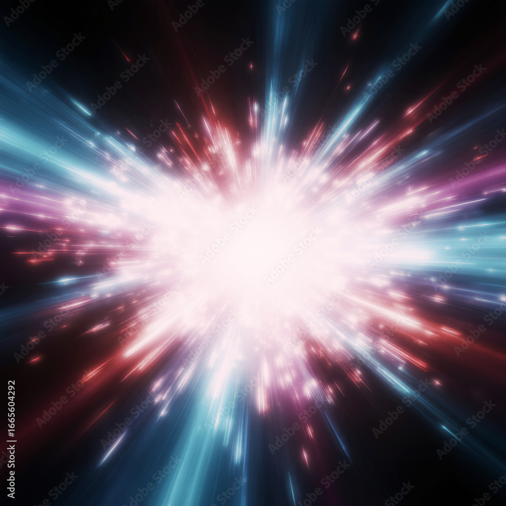 Fototapete technology background with flowing particle waves. abstract tech wallpaper. science presentation tem