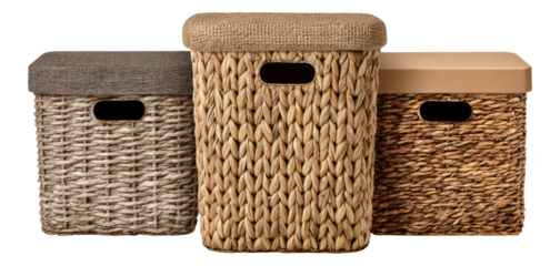 Three Stylish Storage Baskets for Organization and Decor