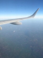 Fototapeta premium view from airplane window