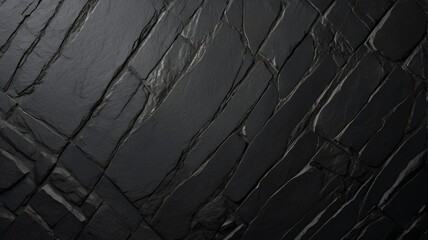 Sleek dark slate wall texture perfect for modern backgrounds, luxurious design projects, and sophisticated interiors