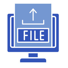 File Upload  Icon Element For Design