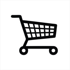 Shopping cart icon. Shopping cart vector, Trolley Logo, Shopping Cart Logo, web icons, trolley icon, Shopping symbol, cart icon