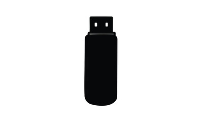 Usb drive icon vector, USB flash drive, memory stick, data storage