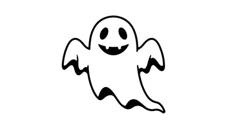 Halloween halloween ghost vector illustration spooky ghost clip art halloween character halloween icon halloween design element vector