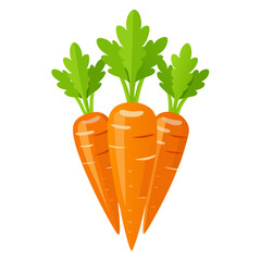 carrot with leaves