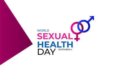World Sexual Health Day poster vector illustration. Promote open conversations around sexual well-to raise awareness about the mission. pregnancy test symbol. Banner poster, flyer. vector illustration