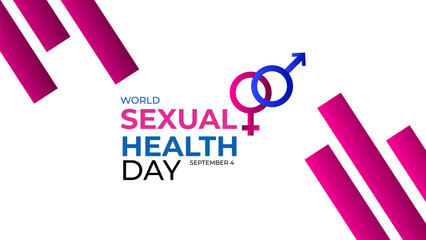 World Sexual Health Day poster vector illustration. Promote open conversations around sexual well-to raise awareness about the mission. pregnancy test symbol. Banner poster, flyer. vector illustration