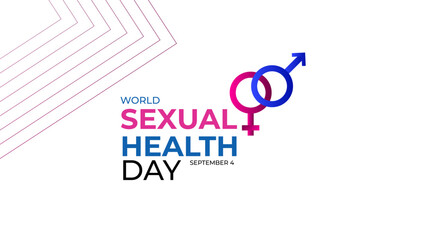 World Sexual Health Day poster vector illustration. Promote open conversations around sexual well-to raise awareness about the mission. pregnancy test symbol. Banner poster, flyer. vector illustration