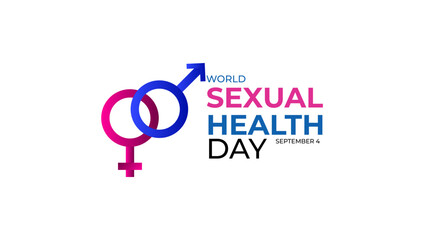 World Sexual Health Day poster vector illustration. Promote open conversations around sexual well-to raise awareness about the mission. pregnancy test symbol. Banner poster, flyer. vector illustration