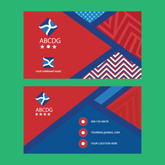 Minimalist Modern Business Card Design Template