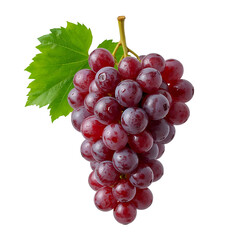 Naklejka premium bunch of red grapes