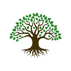 Obraz premium vector tree silhouette