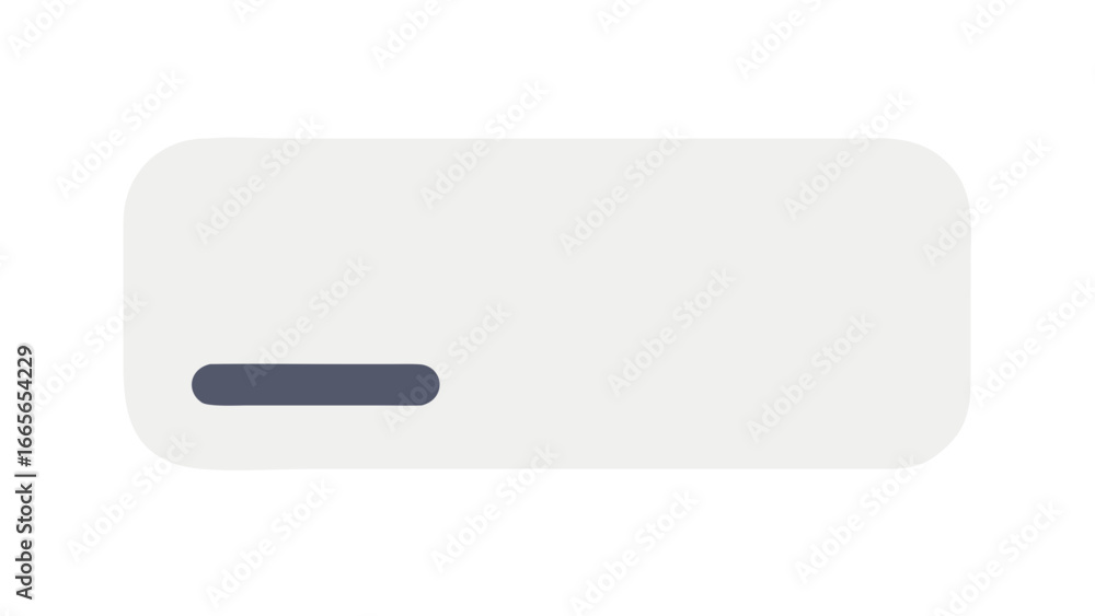 Aufkleber a minimalist modern and abstract graphic design featuring a light gray rounded rectangle with a dark