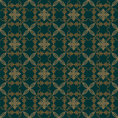 Beautiful and elegant vector traditional Javanese ethnic batik pattern template.