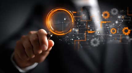 Incident management, business technology concept. Operational excellence in IT operations. Process of efficiently identifying, diagnosing and resolving unexpected problems that occur in IT systems.