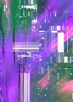 An imaginative illustration featuring a colorful, abstract character.