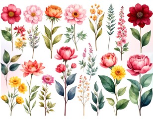 Floral arrangement illustration