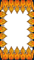 Floral frame, decorative border