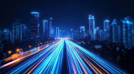 night city traffic
