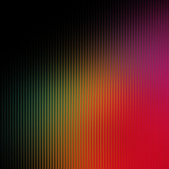 Purple-light red-green gradient with a glass effect on a black background — a entertainment look featuring warm glow, soft waves, and transparent layers that create a sense of motion.