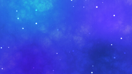 Soft Blue Gradient with Particles
