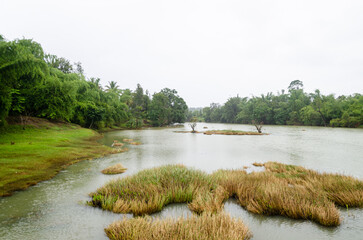 Harangi river on the downstream of Harangi Dam