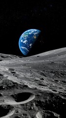 Earth from the moon (2)