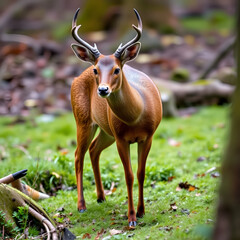 Reeves muntjac (Muntiacus reevesi)