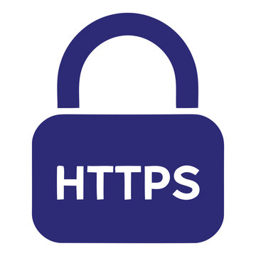 HTTPS Padlock Icon &ndash; Internet Security and SSL Illustration