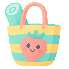 Beach bag + towel